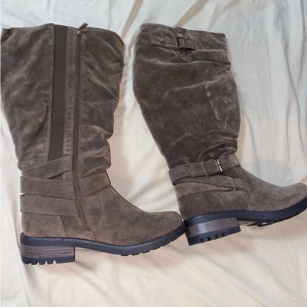 Wide calf boots